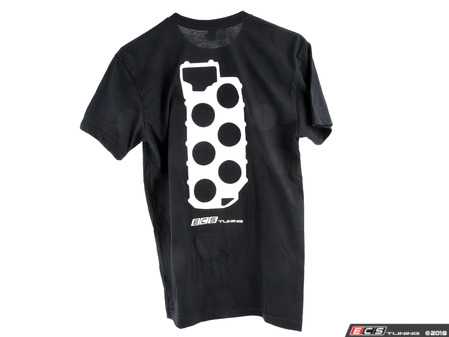 ECS Tuning Black VR6 Design Short Sleeve T-Shirt