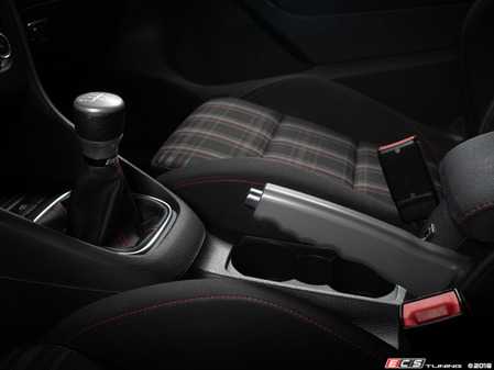 ECS Tuning Billet Aluminum Parking Brake Handle - Clear Anodized - Eurosport Performance