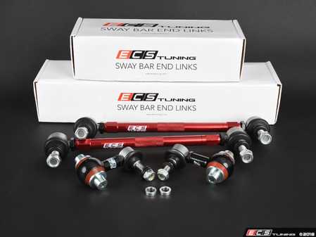 ECS Tuning Adjustable Front & Rear Sway Bar End Link Kit - Eurosport Performance
