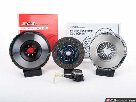 ECS Tuning Tuning Stage 2 Performance Clutch Kit with Lightweight Forged Steel Flywheel (18.85lbs) - Eurosport Performance