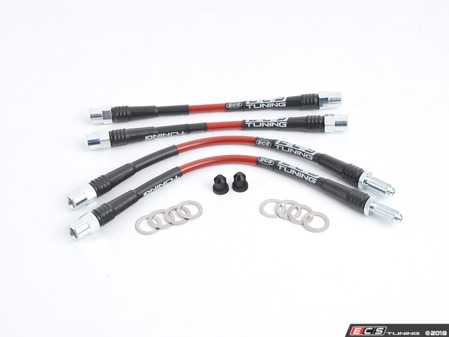 ECS Tuning Stainless Steel Brake Lines - Mid & Rear - Eurosport Performance