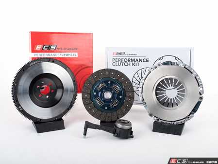 ECS Tuning Tuning Stage 2 Performance Clutch Kit with Lightweight Forged Steel Flywheel (18.95lbs) - Eurosport Performance