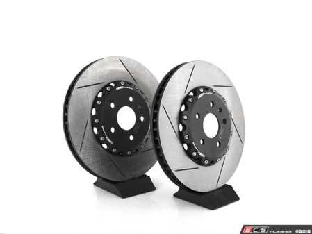 ECS Tuning Front Slotted 2-Piece Semi-Floating Brake Rotors - Pair (345x30) - Eurosport Performance