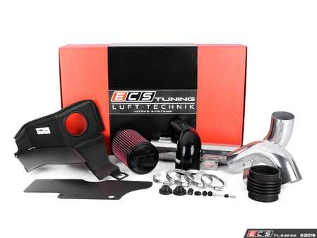 ECS TuningLuft-Technik Intake System - With Aluminum Heat Shield & Polished Aluminum Tubes - Eurosport Performance