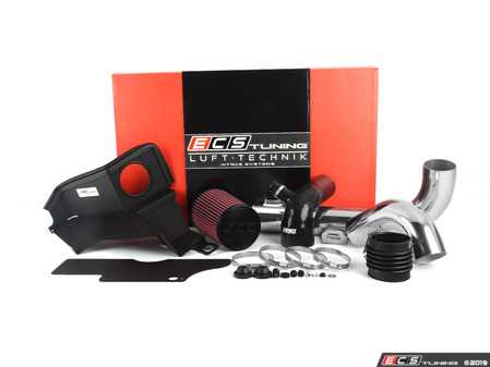 ECS Tuning Luft-Technik Intake System - With Aluminum Heat Shield & Polished Aluminum Tubes - Eurosport Performance