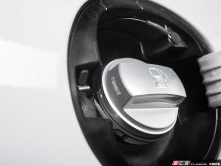 ECS Tuning Billet Fuel Cap Cover - Clear Anodized