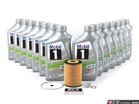 ECS Tuning Genuine Diesel Oil Service Kit (5w-30) - Eurosport Performance