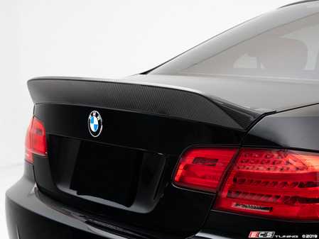 E92Turner Motorsports Carbon Fiber High Kick Rear Lip Spoiler - Eurosport Performance