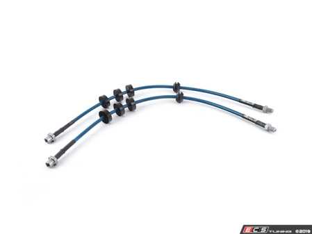 Turner Motorsports Stainless Steel Brake Lines - Front - Eurosport Performance