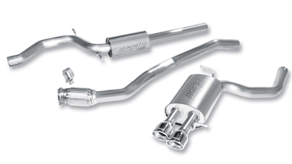 Borla S-Type Cat-Back Exhaust System - Audi A4 2.0T (2009-16) - Eurosport Performance