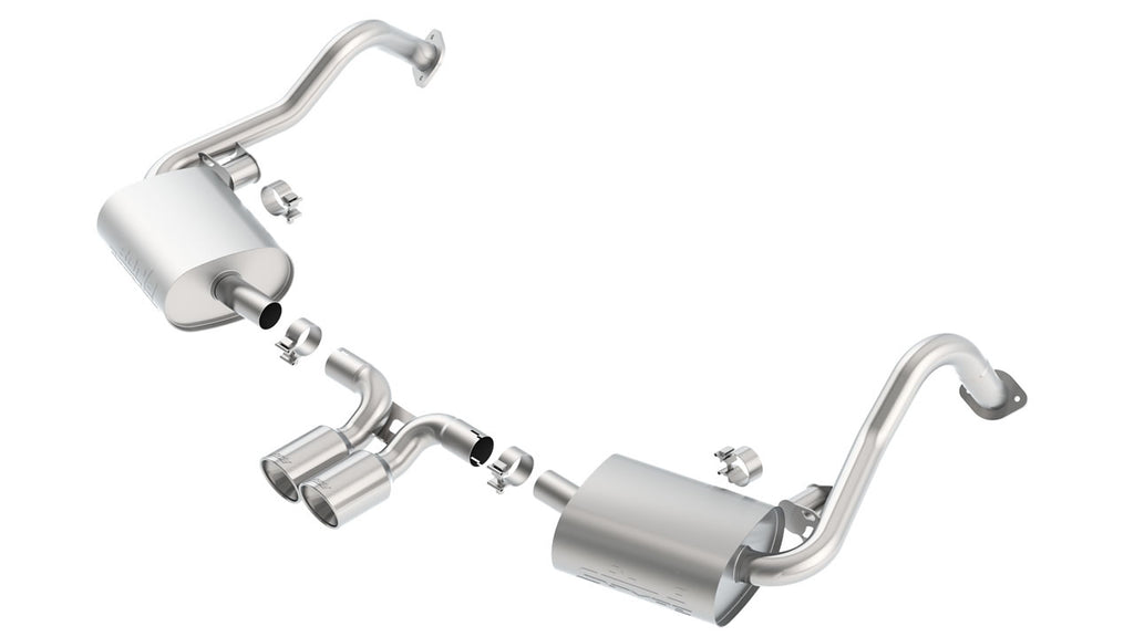 Borla S-Type Cat-Back Exhaust System - Porsche 981 Cayman / Boxster (2013-16) - Eurosport Performance