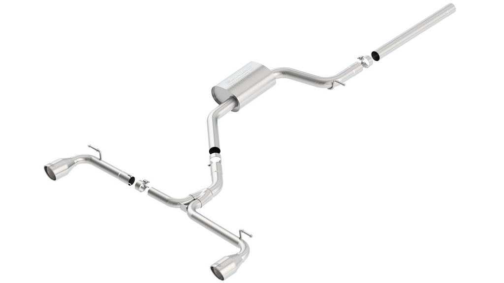 Borla S-Type 2.5" Cat-Back Exhaust System - VW Golf GTI MK7 (2015-17) - Eurosport Performance