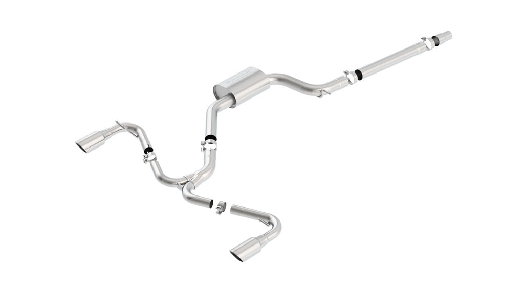 Borla S-Type 3" Cat-Back Exhaust System - VW Golf GTI MK7 (2015-17) - Eurosport Performance