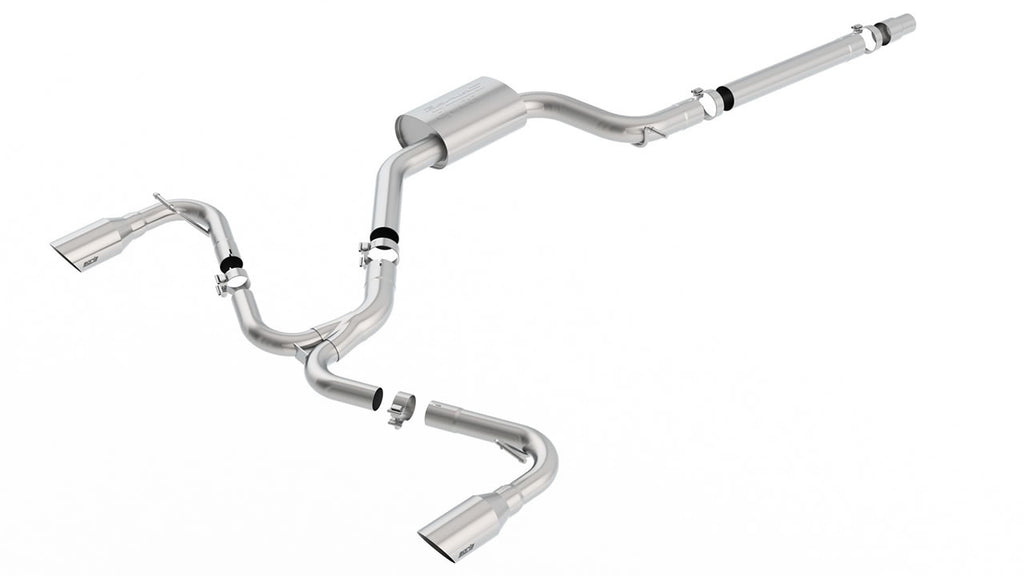 Borla S-Type 3" Cat-Back Exhaust System (Borla Tips) - VW Golf GTI MK7 (2015-17) - Eurosport Performance