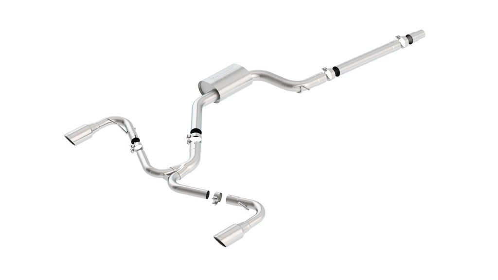 Borla S-Type Cat-Back Exhaust System - VW Golf GTI (2018-21) - Eurosport Performance