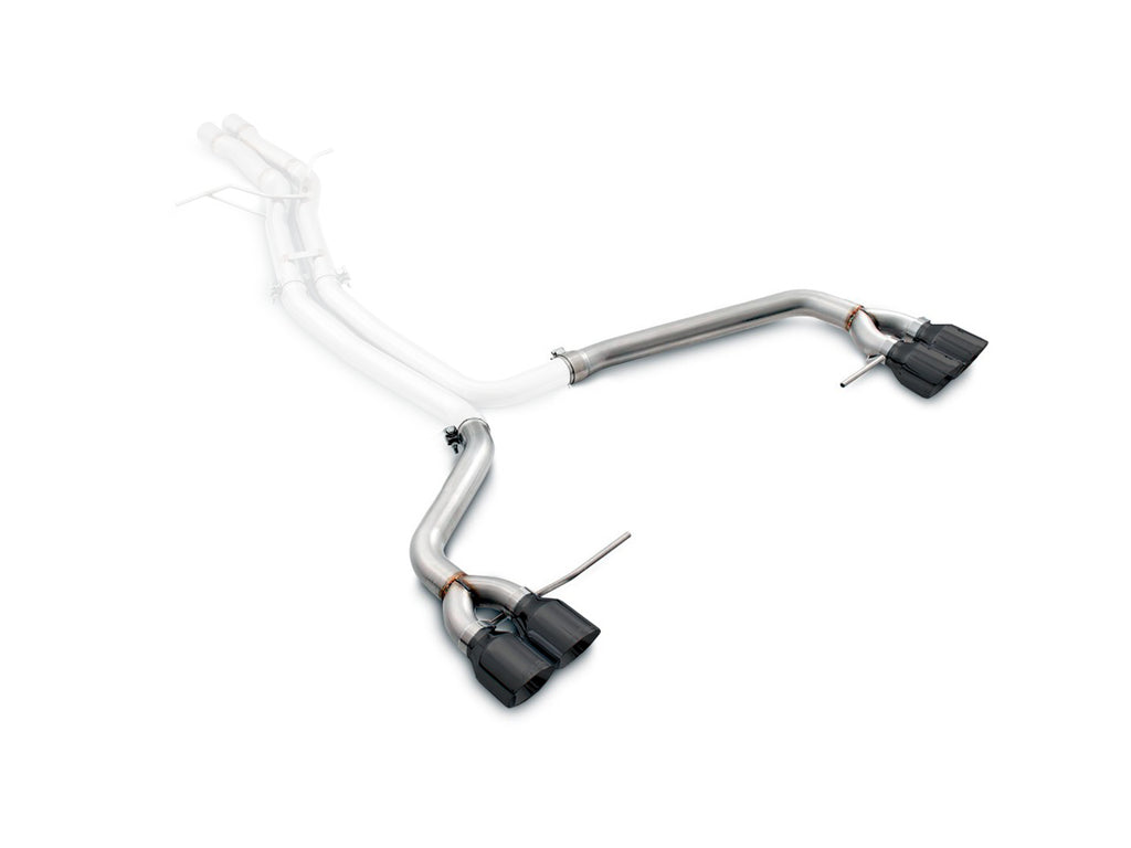 AWE Track Edition Axle-back Exhaust - Porsche Macan S / GTS / Turbo - Diamond Black 102mm Tips - Eurosport Performance