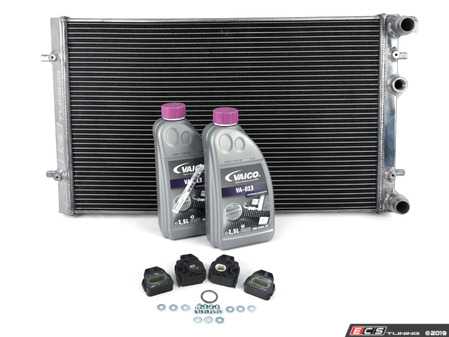 ECS Tuning MK4 Performance Aluminum Radiator - With Installation Kit - Eurosport Performance