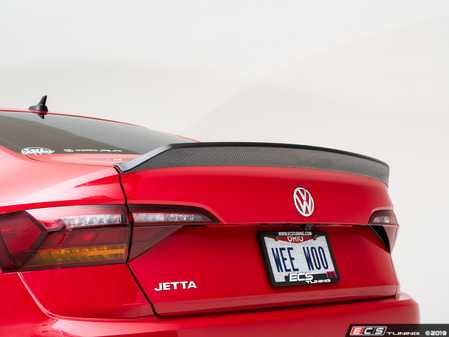 ECS Tuning MK7 Jetta Trunk Spoiler - Carbon Fiber - Eurosport Performance