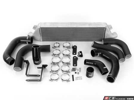 ECS Tuning MK7 Front Mount Intercooler Kit - With Black ECS Charge Pipes