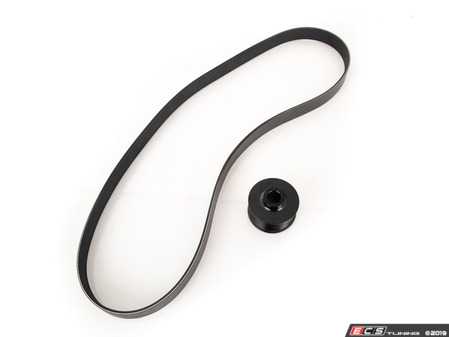 ECS Tuning Audi 3.0T Performance Supercharger Pulley - 57.6mm - Press Fit - Kit With OE Belt - Eurosport Performance