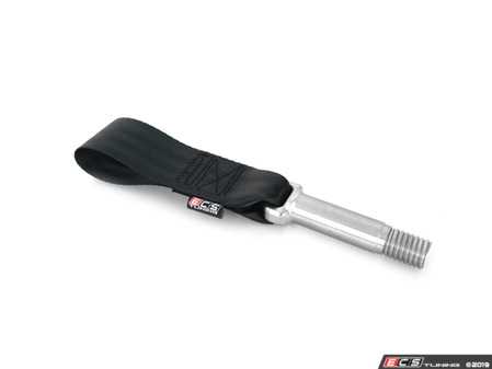 ECS Tuning B9 A4/S4 Race Tow Strap - Black - Eurosport Performance