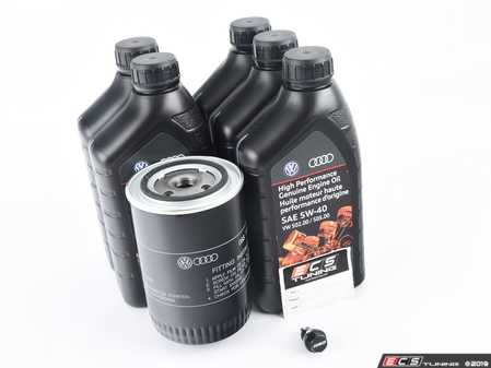 ECS Tuning Genuine Oil Service Kit - With ECS Magnetic Drain Plug - Eurosport Performance