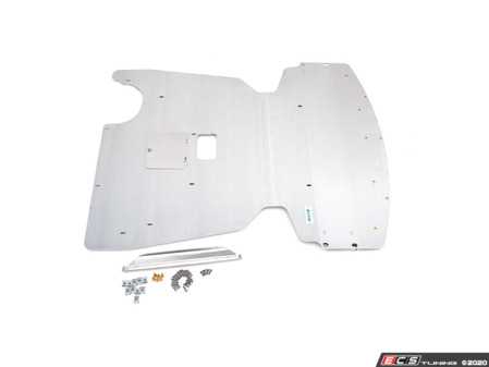 Turner Motorsports Aluminum Skid Plate - Milled Finish - Eurosport Performance