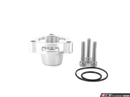 ECS Tuning VW MK8 2.0T / Audi 3.0T Diverter Valve Spacer - Clear Anodized - Eurosport Performance