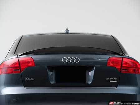 ECS Tuning Audi B7 A4 S-Line / S4 Trunk Spoiler - Gloss Black