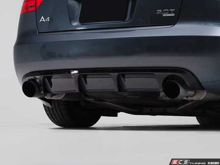 ECS Tuning Audi B7 A4 Rear Diffuser - Gloss Black