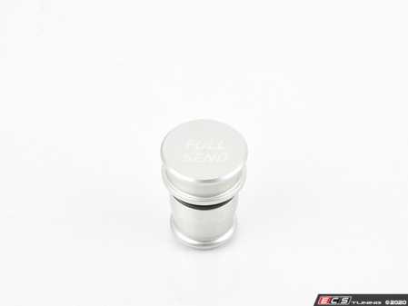 ECS Tuning Billet Power Port Plug - "Full Send" - Clear Anodized