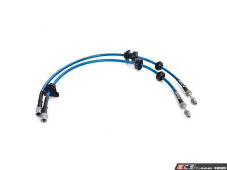 Turner Motorsports Stainless Steel Brake Lines - Front - Eurosport Performance