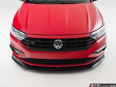 ECS Tuning MK7 Jetta 1.4T Gloss Black Front Lip Spoiler - Eurosport Performance