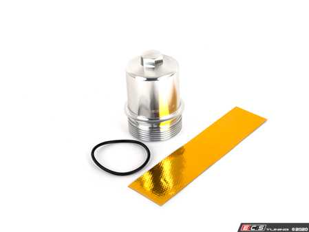 ECS Tuning DQ250 6 Speed DSG / S Tronic Billet Aluminum Oil Filter Housing - Polished Clear Anodized - Eurosport Performance