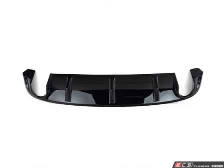 ECS Tuning Audi B9 A4 S-Line Pre-Facelift Rear Diffuser - Gloss Black