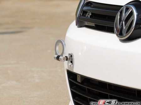 ECS Tuning Tow Hook Kit - Silver Ring - Eurosport Performance
