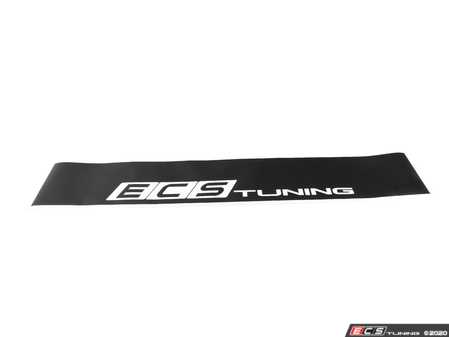 ECS Tuning Vinyl Windshield Banner - Flat Black