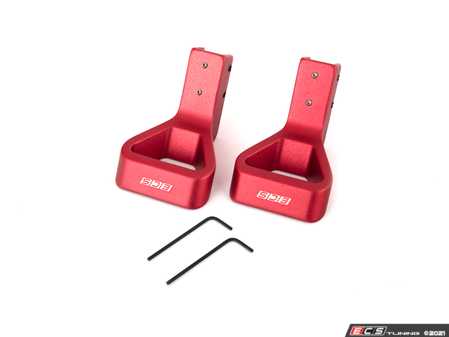 ECS Tuning Billet Seat Release Handle Kit - Red Anodized - Pair - Eurosport Performance