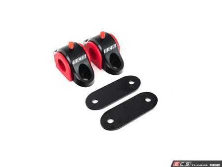 ECS Tuning Billet Front Sway Bar Brackets With Polyurethane Bushings - Pair - Eurosport Performance
