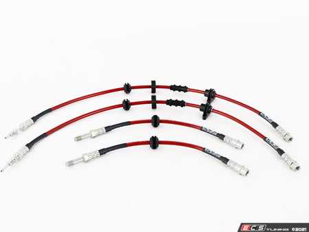 ECS Tuning Exact-Fit Stainless Steel Brake Lines - Complete Kit - Eurosport Performance