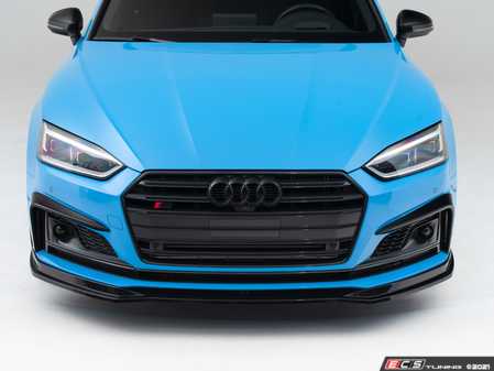 ECS Tuning Audi B9 A5 S-Line/S5 Front Lip - Gloss Black - Eurosport Performance