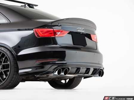 ECS Tuning Audi S3 Pre-Facelift Rear Diffuser - Gloss Black