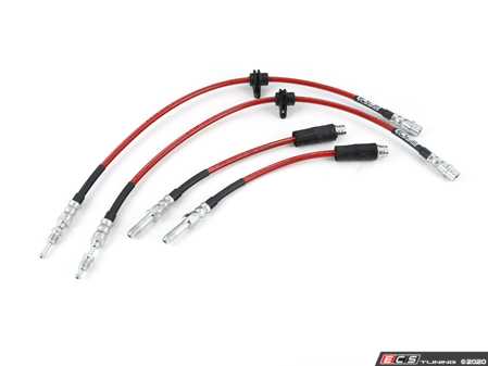 ECS Tuning Exact-Fit Stainless Steel Brake Lines - Complete Kit - Eurosport Performance