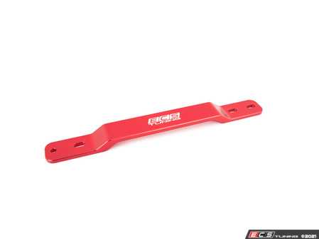 ECS Tuning Billet Aluminum Tunnel Brace - Rear - Red Anodized - Eurosport Performance