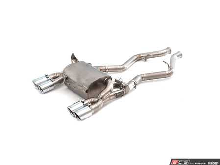 E90 E92 M3Turner Motorsports Titanium Valved Axle Back Exhaust - Polished Tips - Eurosport Performance