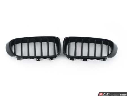 ECS Tuning Single Slat Blackout Grille Set - Gloss Black - Eurosport Performance