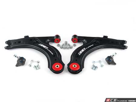 ECS Tuning VW MK4 Pre-Assembled Front Control Arms - With Polyurethane Bushings & Install Hardware - Eurosport Performance