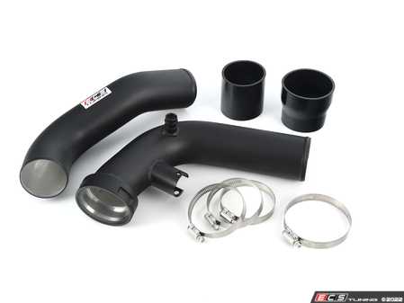 ECS Tuning Intake Pipe Upgrade - Rear Section - Powdercoated Black - Eurosport Performance