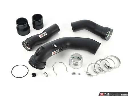 ECS Tuning N55 Charge Pipe & Boost Pipe Kit - Powdercoated Black - Eurosport Performance