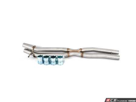 ECS Tuning Touareg 3 VR6 3.6L Resonator Delete X-Pipe - Eurosport Performance